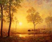 阿尔伯特 比尔施塔特 : Sunset on the Mountain